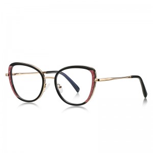 RUISEN’S Transparent Gradient Rim Cat Eye Metal Eyeglasses  3147