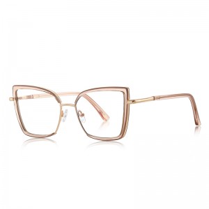 RUISEN’S Retro Bold Layer Square Cat Eye Fashion Eyeglasses  3155