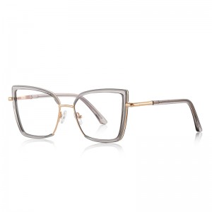 RUISEN’S Retro Bold Layer Square Cat Eye Fashion Eyeglasses  3155