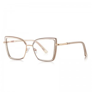 RUISEN’S Retro Bold Layer Square Cat Eye Fashion Eyeglasses  3155