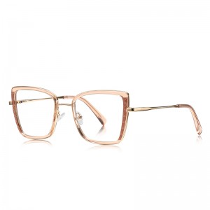 RUISEN’S Dual-Layer Contrast Rim Geometric Square Eyeglasses  3146