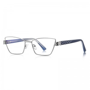 RUISEN’S Polished Thin Wire Frame Pattern Decor Temple Eyewear 3170