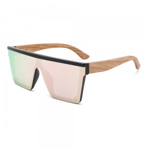 RUISEN’S Classic RetroWooden Sunglasses for Men and Women 1552