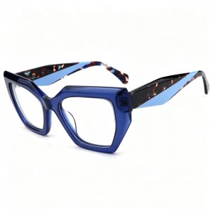 RUISEN’S Angled Structured Layered Eyeglasses VG6021AF