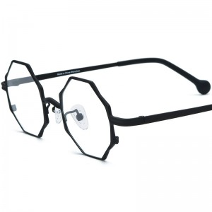 RUISEN’S Ultra Light Pure Titanium Polygon Eyeglass Frame Unisex Multi Color Prescription Glasses 185849