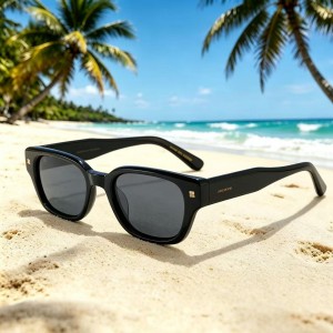 RUISEN’S Vintage Rectangle Glasses Beach Sunglasses Outdoor Casual Daily Travel Fashion 8626