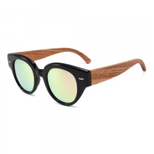 Kacamata UV400 Kayu Tanpa Bingkai Fashion Baru RUISEN RS-1545
