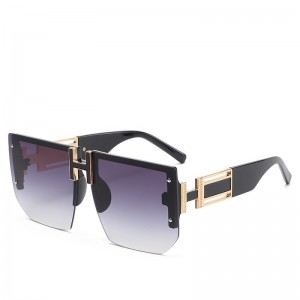 RUISEN’S Unisex High-Fashion Rimless Sunglasses