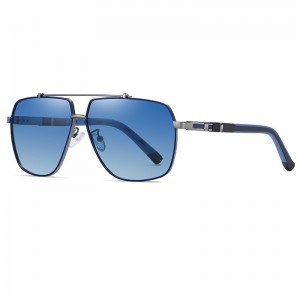 RUISEN Metal Large Frame Polarized Sunglasses 6321