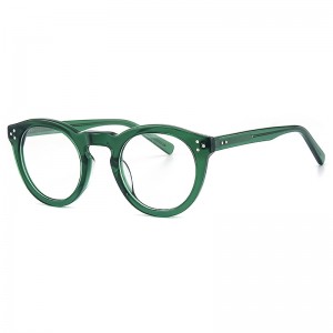 RUISEN’S 2025 Japanese Handmade Acetate Glasses – Premium Round Frames & Retro Style 88031