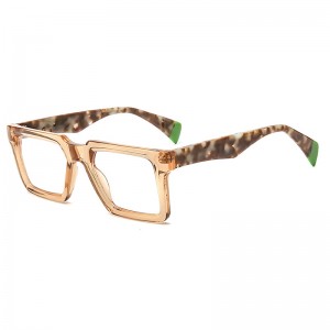 RUISEN’S New Style Leopard Box Candy Color Acetate Glasses Frame RD25005