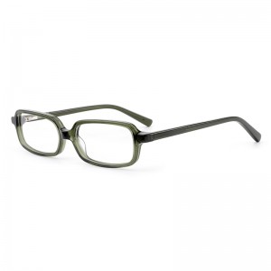 RUISEN’S Trendy Narrow Square Retro Acetate Glasses Unisex & Stylish M002