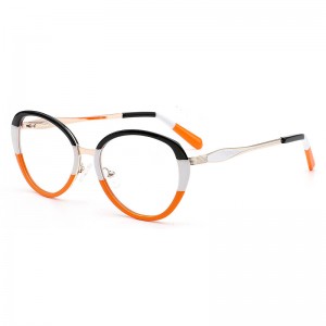 RUISEN’S 2025 Retro Round Glasses Metal-Acetate Hybrid Frames WPK8206