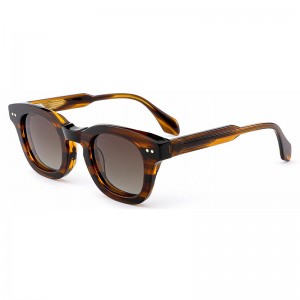 RUISEN’S Retro Square Acetate Sunglasses Unisex & UV400 Protection AT9032