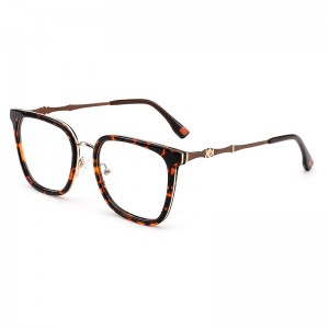 RUISEN’S Spring New Metal-Acetate Optical Glasses Oversized Trendy Frames	WPK8204