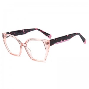 RUISEN’S NEW Wholesale Trend Retro Cat-Eye Acetate Frames Polygonal & Fashion-Forward RD25001