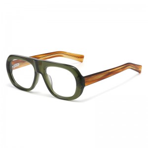 RUISEN’S Minimalist Oval Acetate Glasses YSAT3016