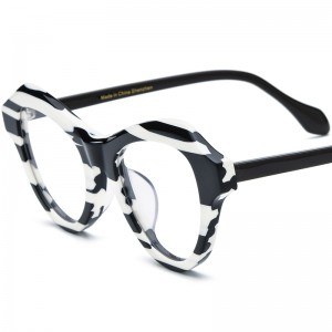 RUISEN’S New Mixed Material Cat Eye Acetate Eyeglass Frames Optical Glasses 19380