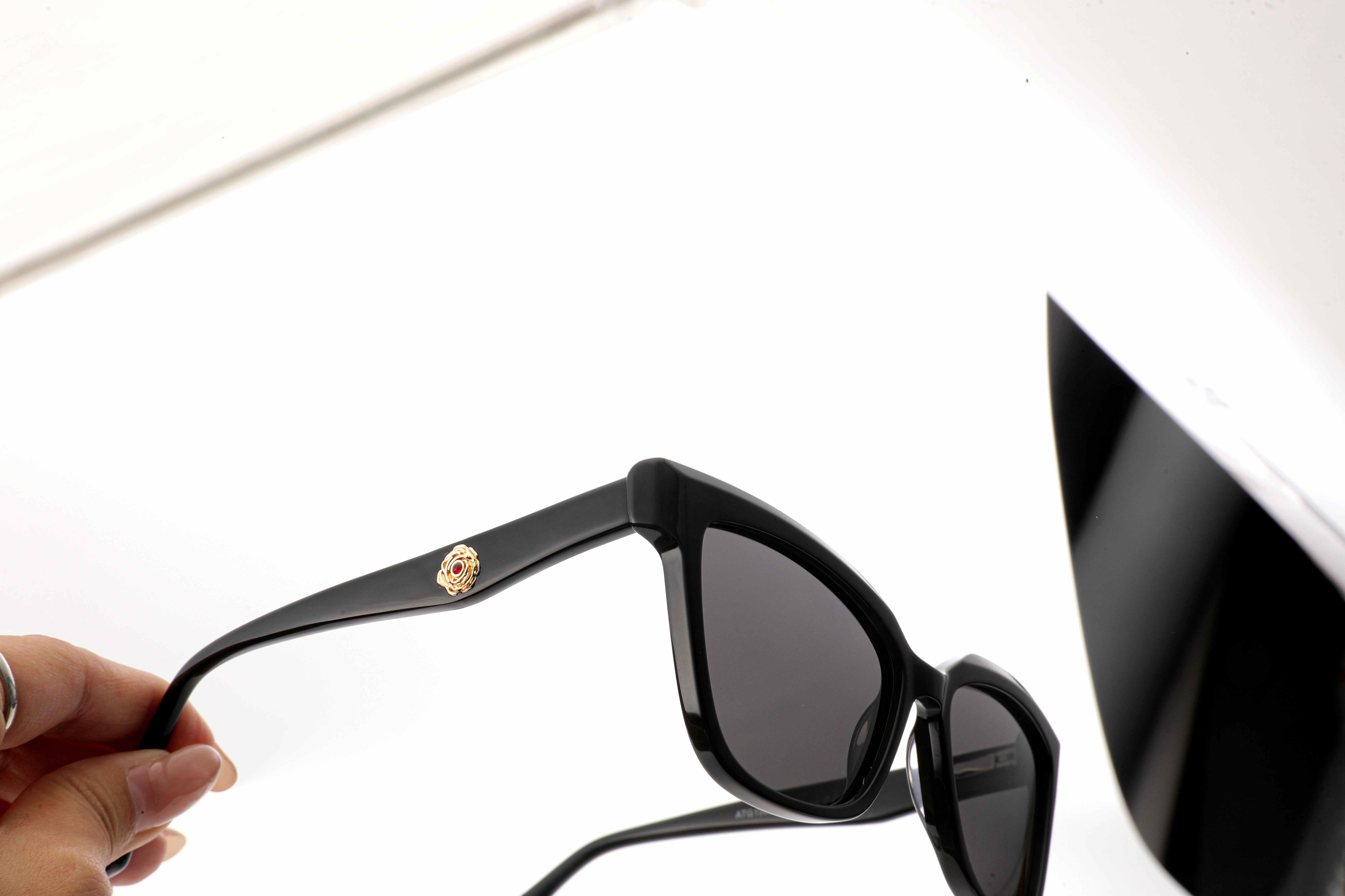 RUISEN'S Vintage Oversized Cateye UV Protection Luxury Fashion Sunglasses ATG1009