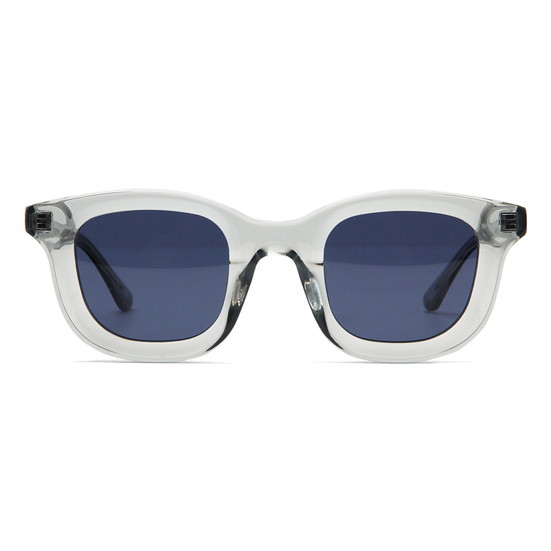 RUISEN'S Oval Jelly Color Thick Frame Fashion Acetate Sunglasses 23SA004-02