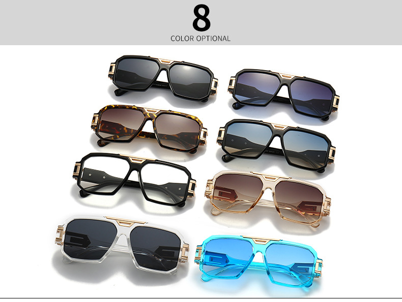  RUISEN'S Fashion Retro Large Frame Men's Sunglasses  093-2