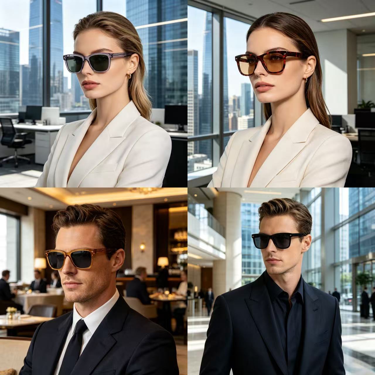 RUISEN'S Classic Wayfarer Polarized Sunglasses UV400 Retro Acetate Sun Glasses for Men Women Driving Fishing Beach Travel Casual Eyewear 8631