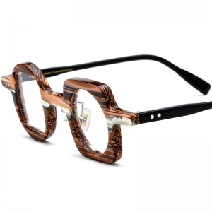 RUISEN’S New Fashion Personalized Large Frame Acetate Eyeglass Frames 19189