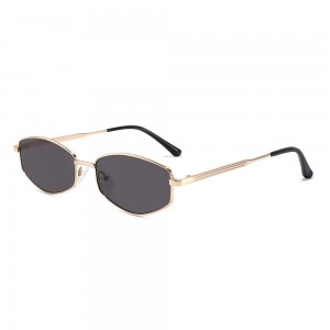 RUISEN’S Vintage Thin Metal Frame Sunglasses-4016
