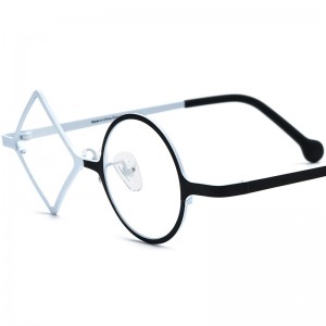 RUISEN’S Vibrant Irregular Pure Titanium Glasses Frames | Ultra-Light, Unisex Style 185852