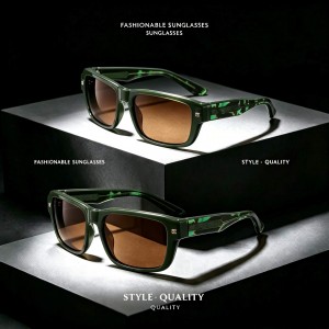 RUISEN’S Square Sunglasses Outdoor Eyewear Commuter Casual 8625