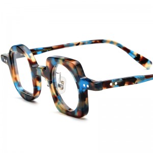 RUISEN’S New Fashion Personalized Large Frame Acetate Eyeglass Frames 19189