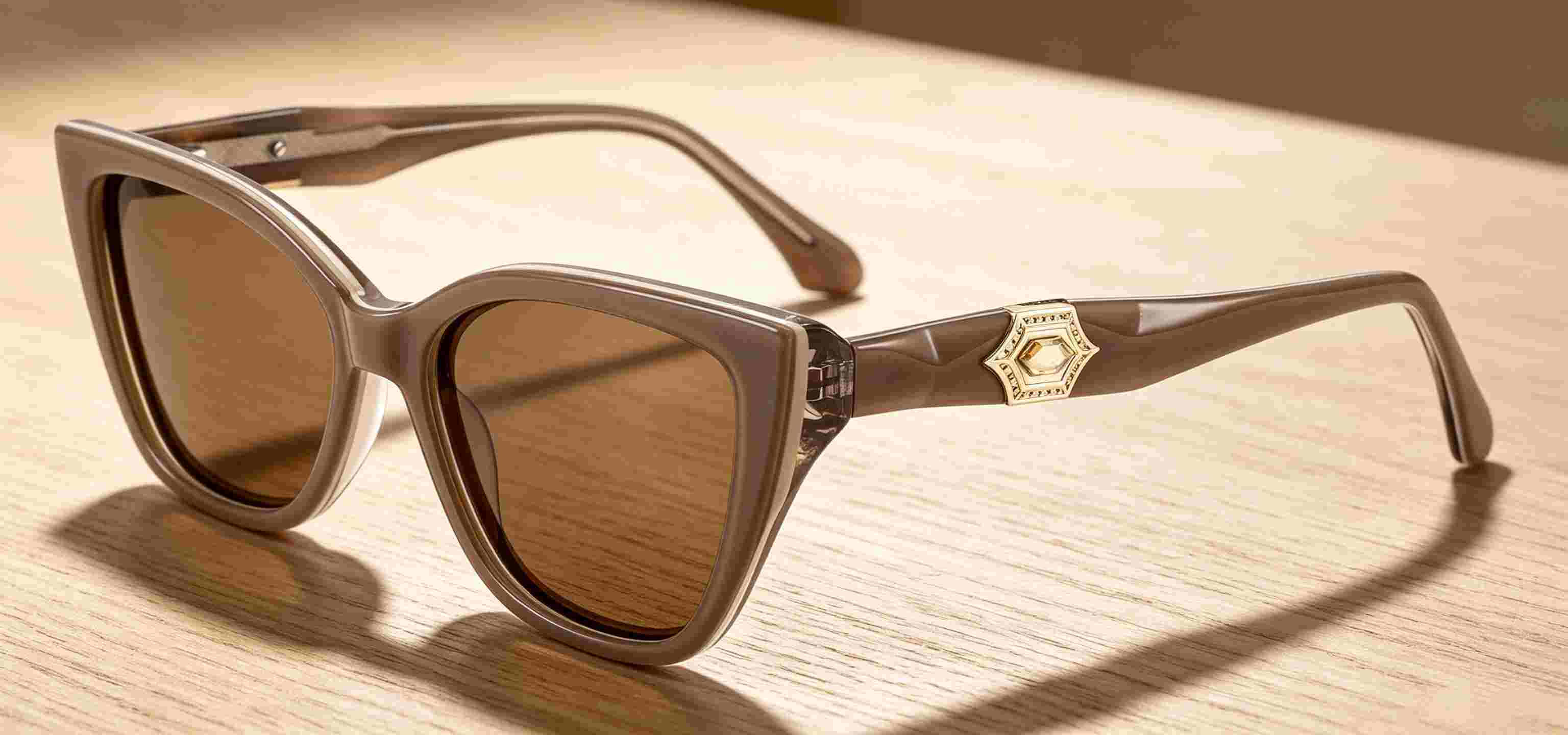 RUISEN’S Vintage Oversized Cateye UV Protection Luxury Fashion Sunglasses ATG1011