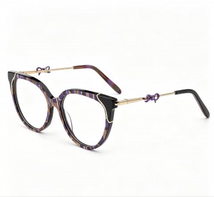 RUISEN’S Elegant cat-eye glasses decorated with cute bow details for ladies daily wear 8008