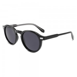 RUISEN’SClassic Retro Round Frame Sunglasses Gradient Lens UV400 Daily Fashion Eyewear8950
