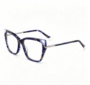 RUISEN’S Chic cat-eye glasses with marble accents and gold details 8006