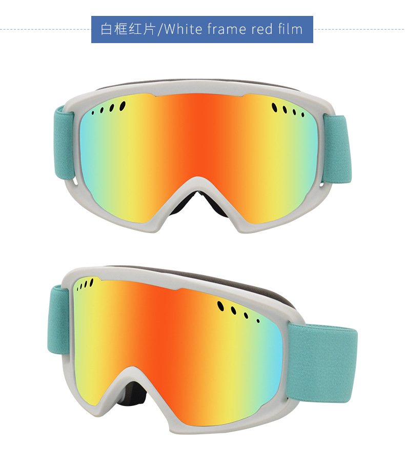 RUISEN’S Double Layer Windproof And Snow Fog Ski Goggles 7036