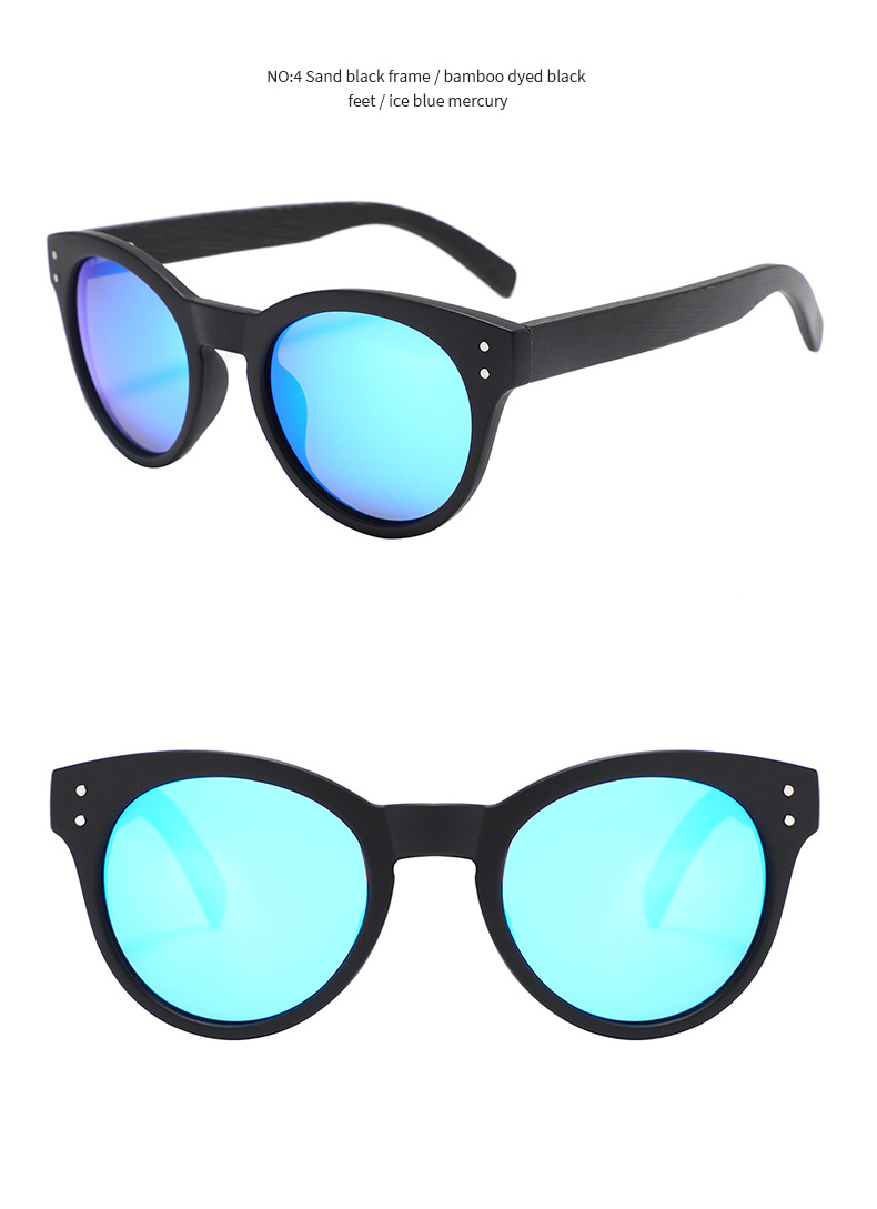 Gafas de sol de madera con luz polarizada UV400 de RUISEN'S1609