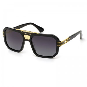Gafas de sol con lentes TAC y montura de acetato a la moda de RUISEN 1110