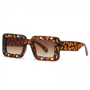 RUISEN'S Fashion Retro Box Hollow UV400 Eye Protection משקפי שמש 423