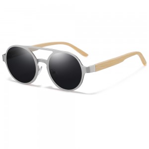 RUISEN’S New Fashion Square Frame Wooden Sunglasses RS-2801