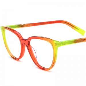 RUISEN'S Custom Patchwork Cat's Eye Plate Brille 19259