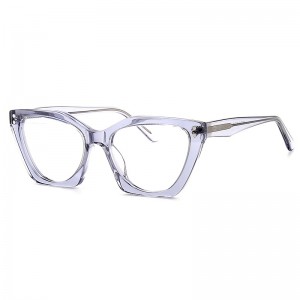 Montatura per occhiali da vista a forma di occhio di gatto color caramella retrò con montatura in acetato di alta qualità RUISEN 88027