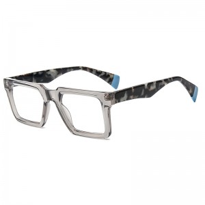 RUISEN’S New Style Leopard Box Candy Color Acetate Glasses Frame RD25005