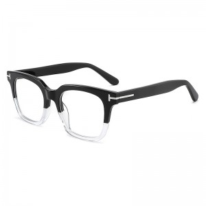RUISEN’S 2025 HOT Square Acetate Glasses Unisex Black Frame YL99016