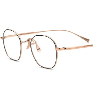 RUISEN’S Fashion Square Pure Titanium Myopia Frame Light Optical Eyeglasses For 185731