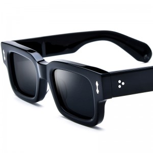 RUISEN’S New Vintage Square Acetate Sunglasses ASCARII T