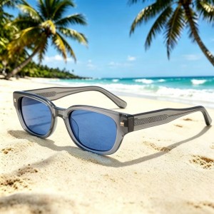 RUISEN’S Vintage Rectangle Glasses Beach Sunglasses Outdoor Casual Daily Travel Fashion 8626