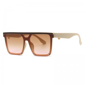 RUISEN’S Fashion Square Frame One-Piece Sunglasses M480