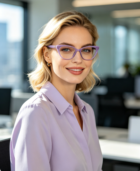 RUISEN Unveils Stylish & Comfortable Cat-Eye Eyeglasses for Western Ladies