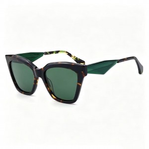 RUISEN’S  Mixed Material Cat Eye Acetate Sunglasses VG6001AFS